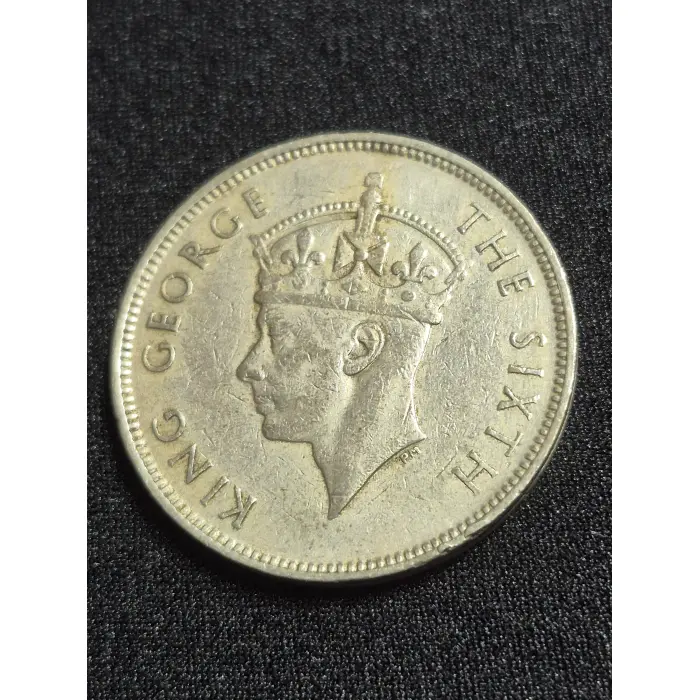 1950 Mauritius 1 Rupee – King George VI (Colonial Pre-Decimal Coin)
