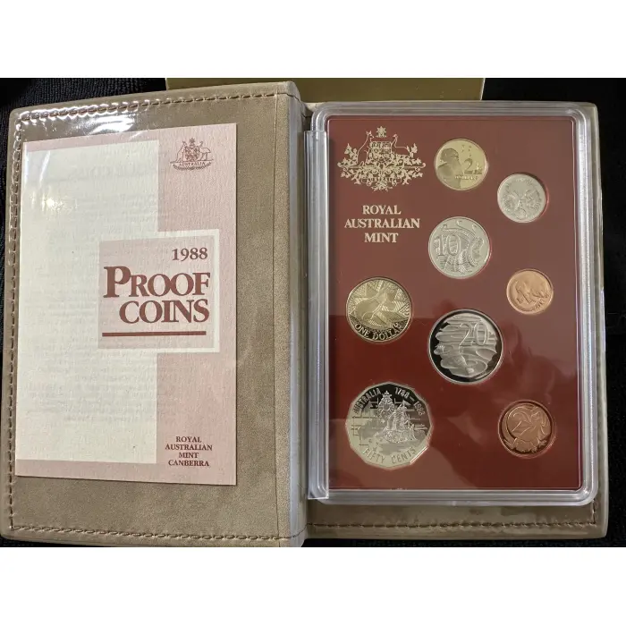 1988 RAM Proof coin set