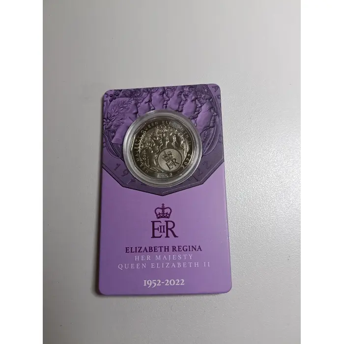2023 50c Elisabeth Regina her majesty Queen Elizabeth II 1952-2022