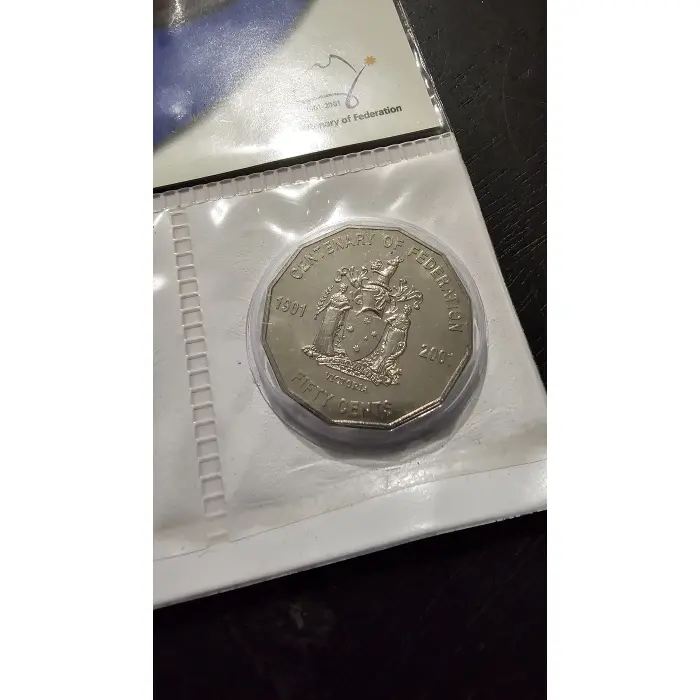 2001 Royal Australian Mint Centenary of Federation 2-Coin Uncirculated Set – Vic