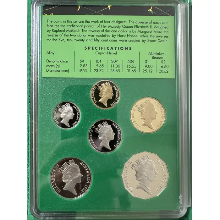 RAM 1992 Proof coin set