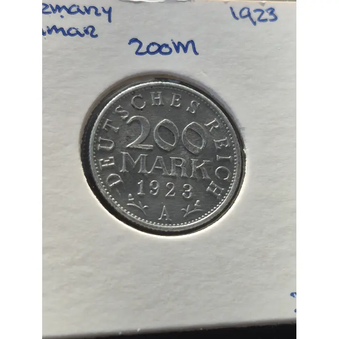 1923-A Germany Weimar Republic 200 Mark