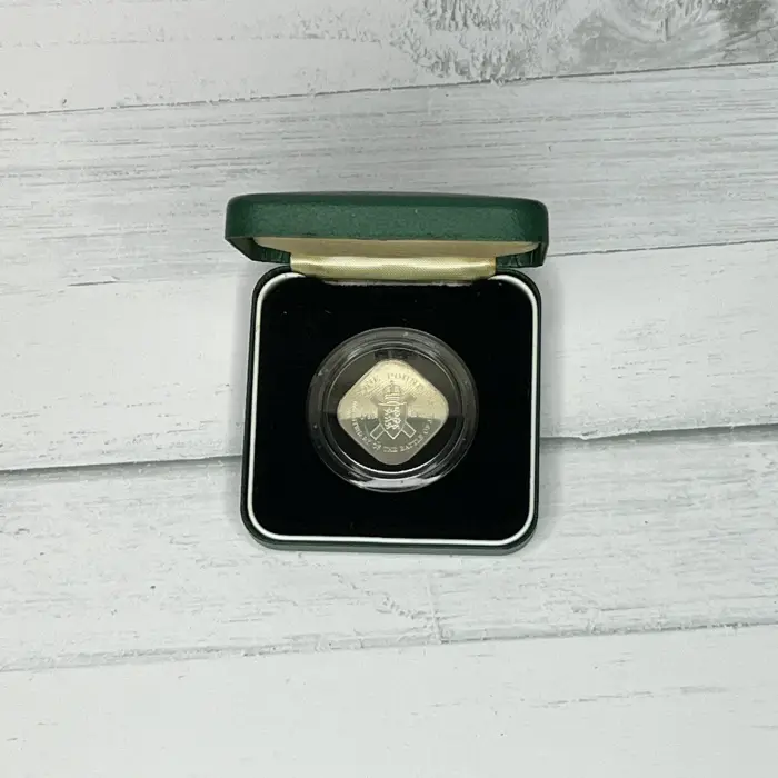 1981 Jersey One Pound Battle of Jersey BiCentenary Silver Proof