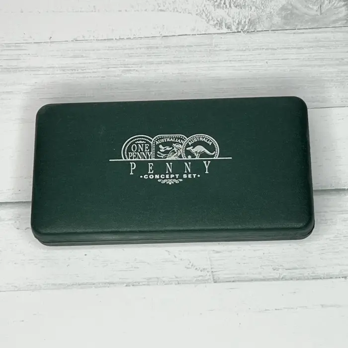 2003 Square Penny Concept Set from the Perth Mint