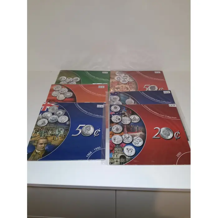 1966-to date Sherwood Commemorative 50c and 20c coin collection 