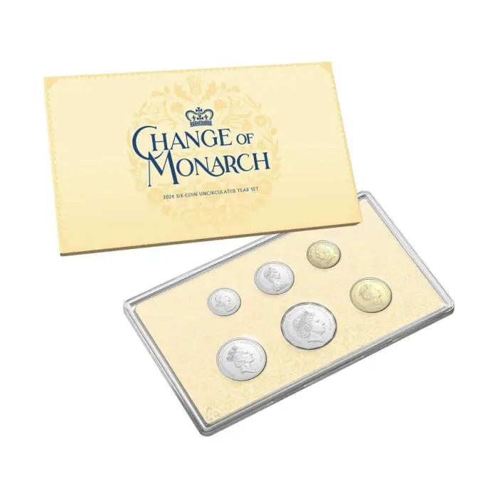 2024 CHANGE OF MONARCH UNCIRCULATED 6-COIN SET