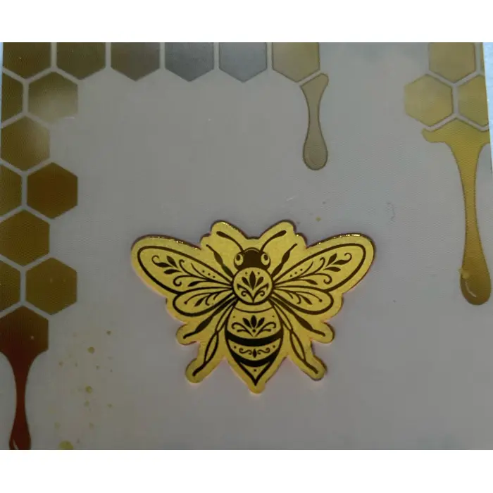 1/1000 oz Gold Honey  Bee & The Red Dragon of Wales