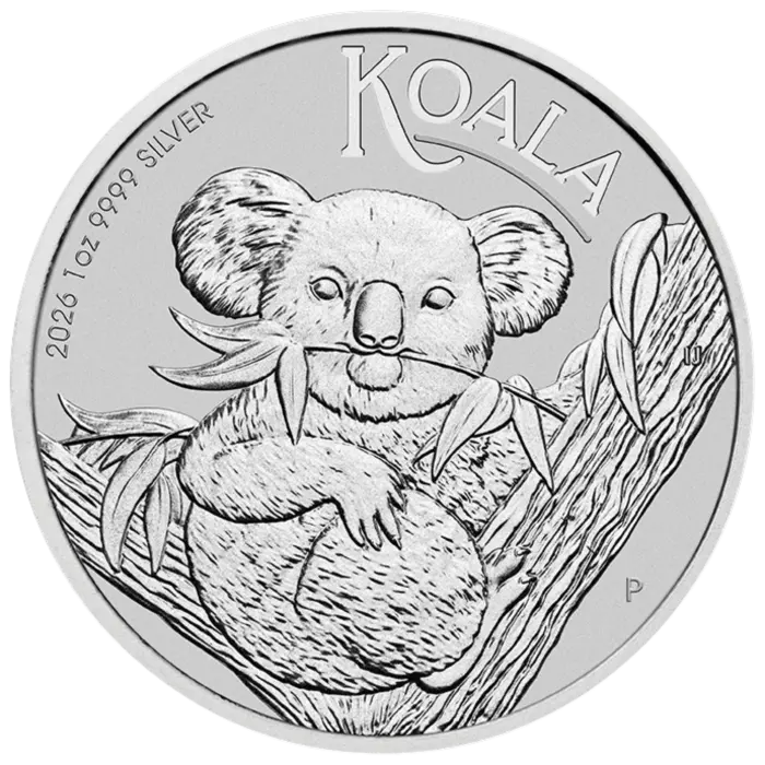 2026 Perth Mint 1oz Fine silver Koala AG 9999 Troy oz Australia $1