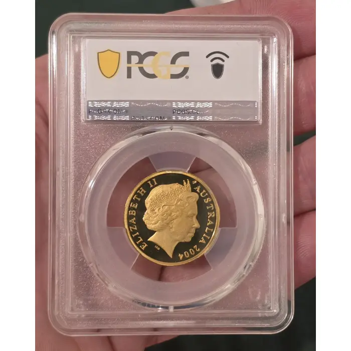 PCGS PR68DCAM 2004  Holographic Kangaroos $1 Coin  Proof