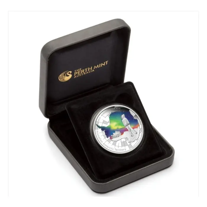 2013 Australian Antarctic Territory  Aurora Australis 1oz Silver Proof Coin