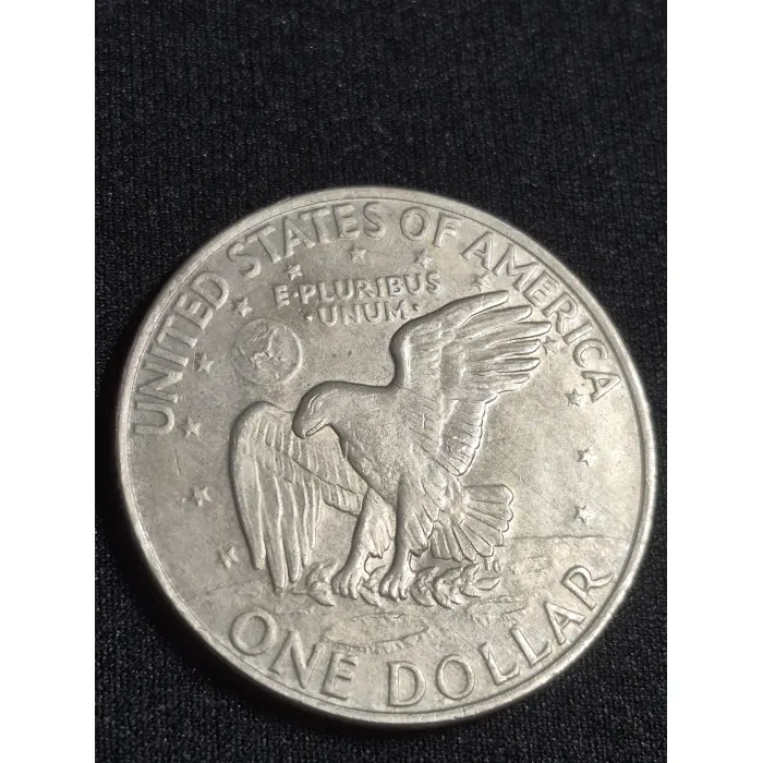 1972-D Eisenhower Dollar Coin - Vintage US One Dollar Coin