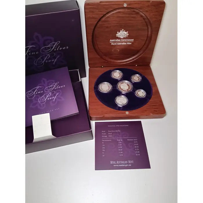 2007 Fine Silver Proof set