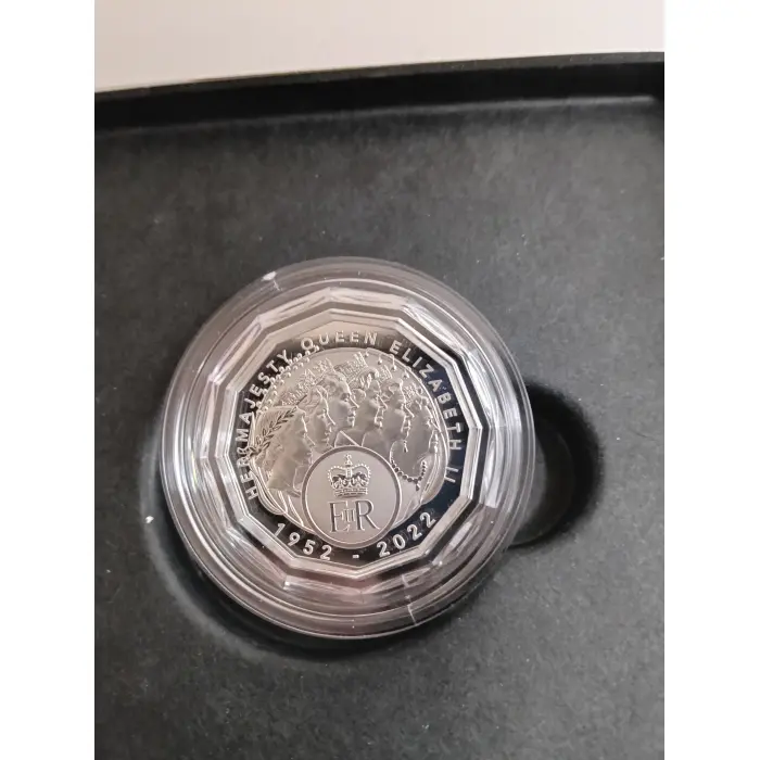 2023 50c Elisabeth Regina her Majesty Queen Elizabeth II Silver Proof Coin