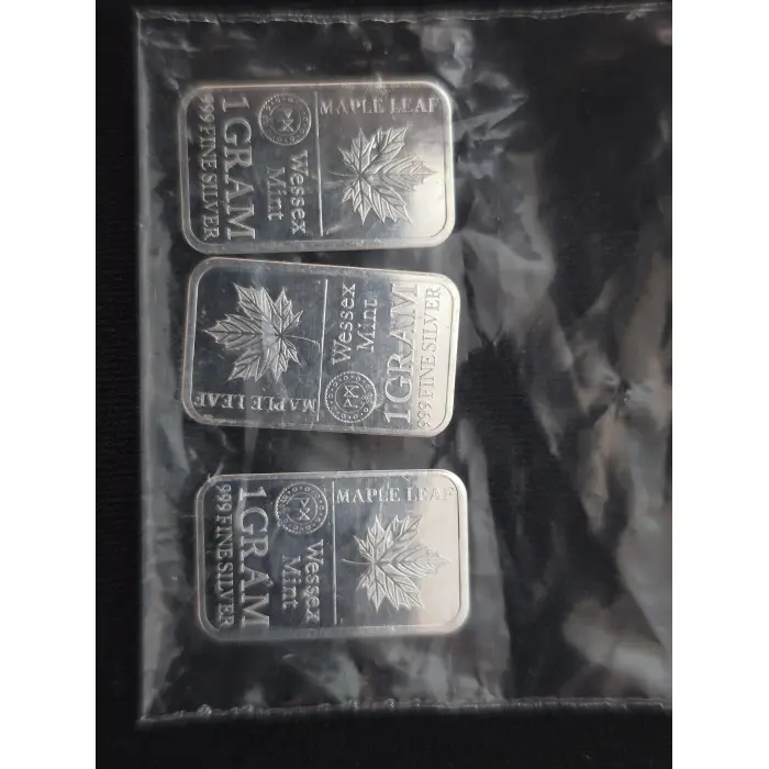 1g Silver Fractional Bundle – 39g Mixed Germania Mint & Wessex Mint