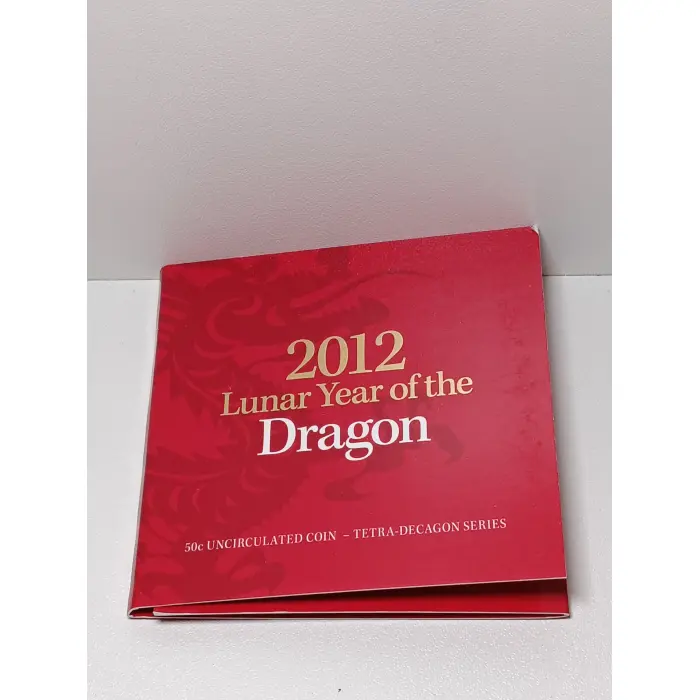 2012 50c Lunar Year of the Dragon 