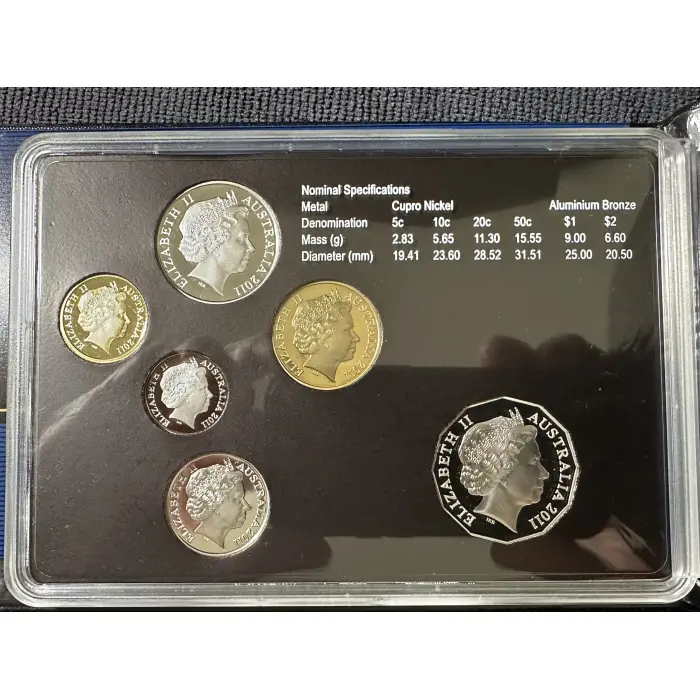 2011 RAM Proof coin set
