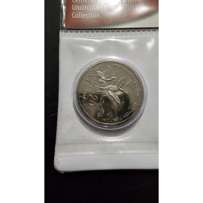 2001 Royal Australian Mint Centenary of Federation 2-Coin Uncirculated Set – Nor