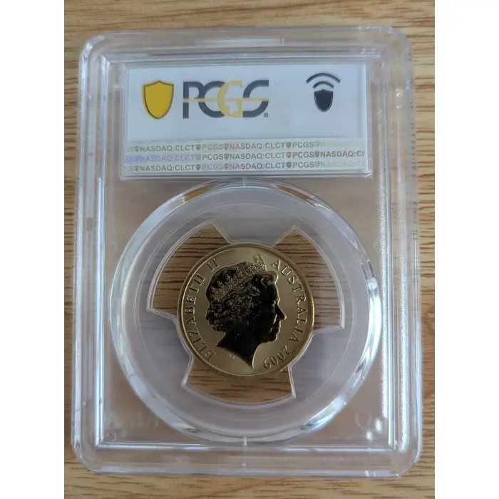 2009 PCGS M67 Colour Aust Lizard 