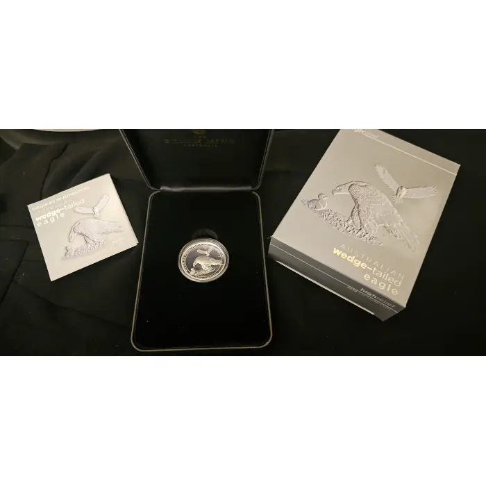 Australian Wedge-tailed Eagle 2018 1oz Silver Proof High Relief Coin