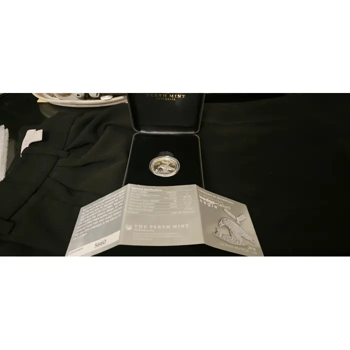 Australian Wedge-tailed Eagle 2018 1oz Silver Proof High Relief Coin