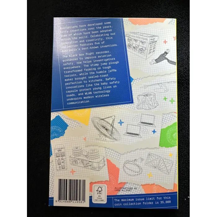 Bright Ideas 5 coin set including coloured coin and 6th till coin. 