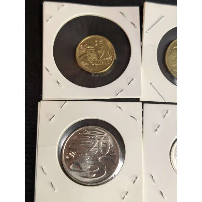 2016 SET OF 6 CHANGEOVER COINS  -Circulated 