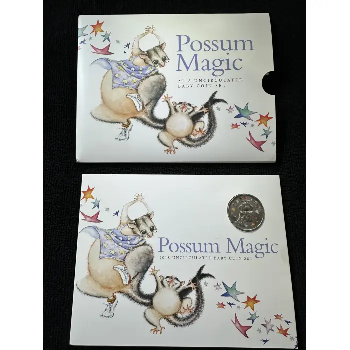2018 Possum Magic baby uncirculated mint coin set