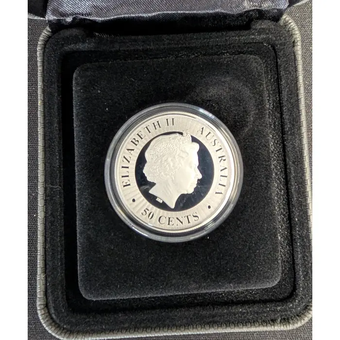 2018 50c 1/2oz silver Kangaroo Brisbane Money Expo