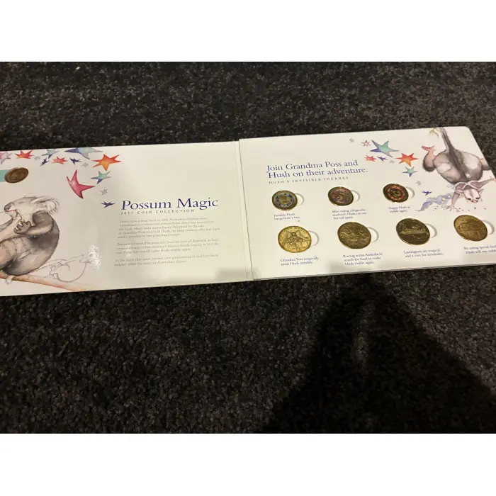 2017 Possum magic coin collection folder 