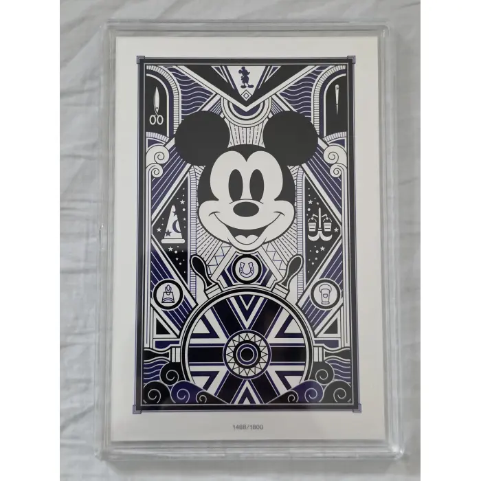 Agoro mickey mouse art deco  5g silver foil
