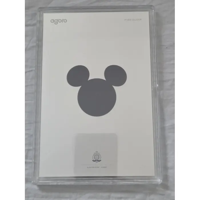 Agoro mickey mouse art deco  5g silver foil