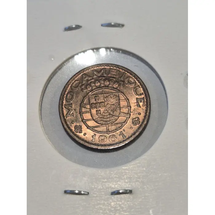 1961 Mozambique 20 Centavos Coin – Portuguese Overseas Territory – Crisp Detail