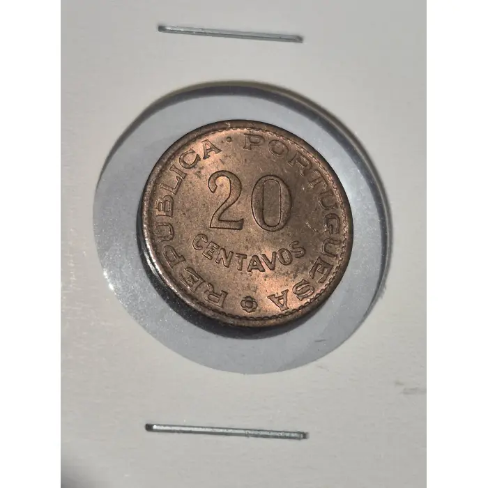 1961 Mozambique 20 Centavos Coin – Portuguese Overseas Territory – Crisp Detail