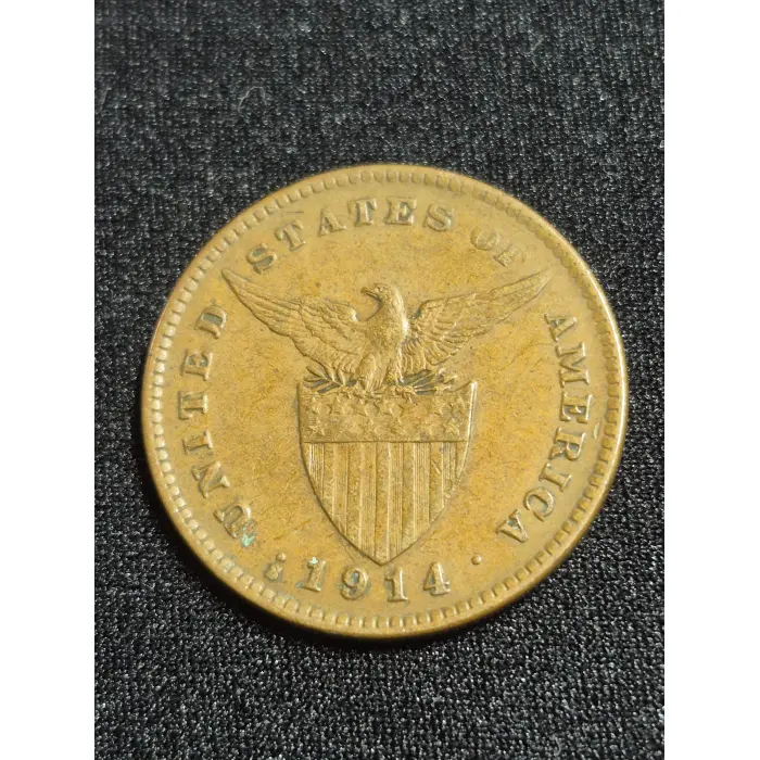 1914-S US-Philippines 1 Centavo Bronze Coin – San Francisco Mint
