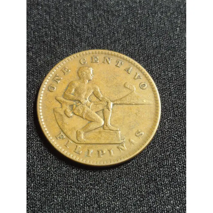 1914-S US-Philippines 1 Centavo Bronze Coin – San Francisco Mint
