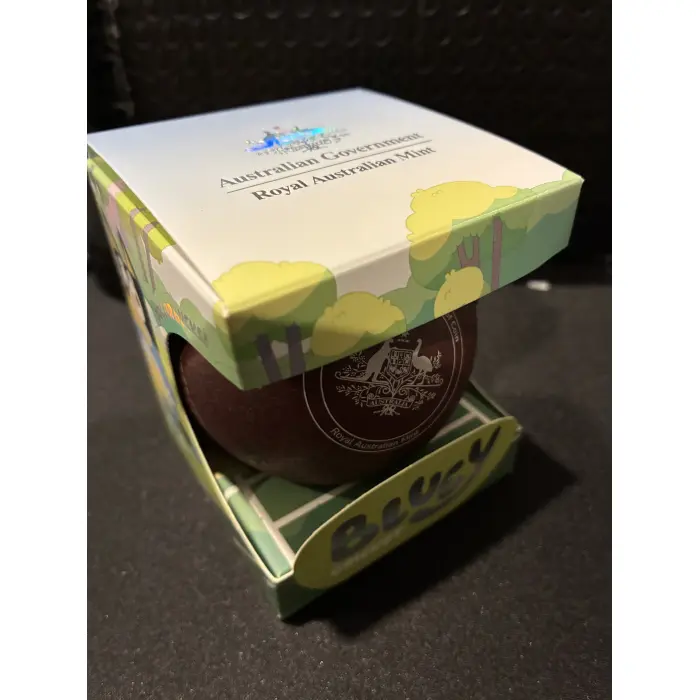 2026 Bluey silver cricket ball 