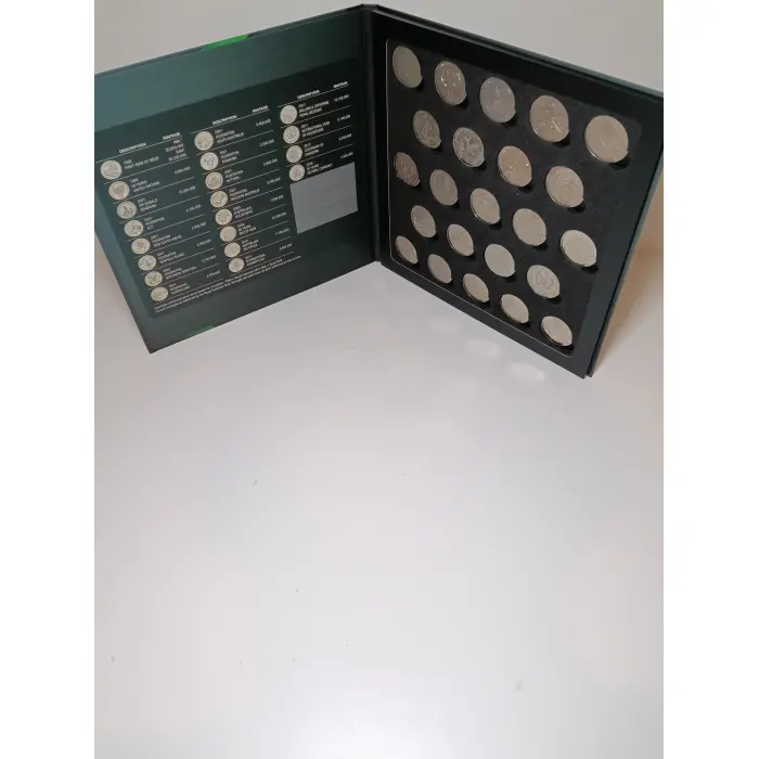 1966-2025 Australian Circulating Commemorative Coin 4-Folder Set: $2/1, 50/20c