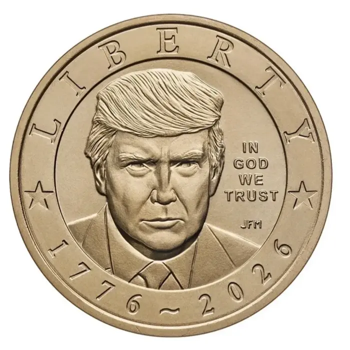1 Roll 25 Coins 2026 Donald J. Trump Dollar Uncirculated possible July 4 privy