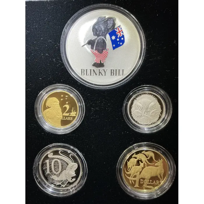 2009 Blinky Bill Baby Proof coin set