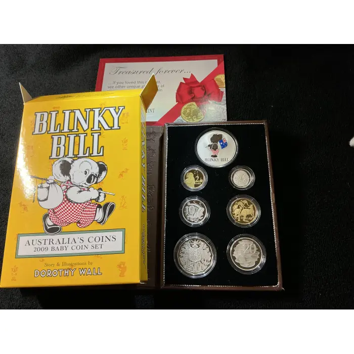 2009 Blinky Bill Baby Proof coin set