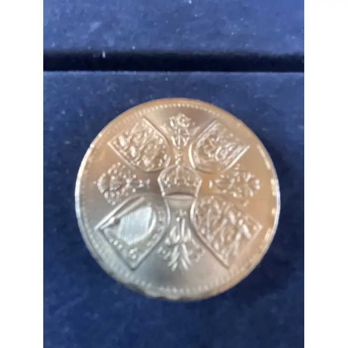 United Kingdom 1953 Queen Elizabeth II Coronation Crown (Five Shilling piece).