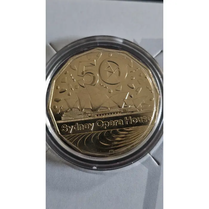 SALE: 2023 Sydney Opera House 50th Anniversary 50c Uncirculated Coin 