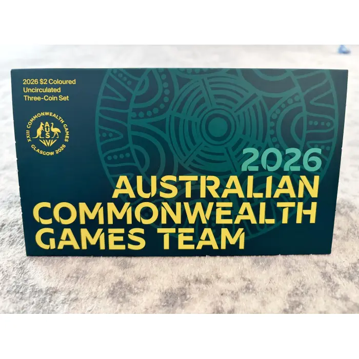 2026 COMMONWEALTH GAMES - $2 THREE-COIN SET IN FOLDER