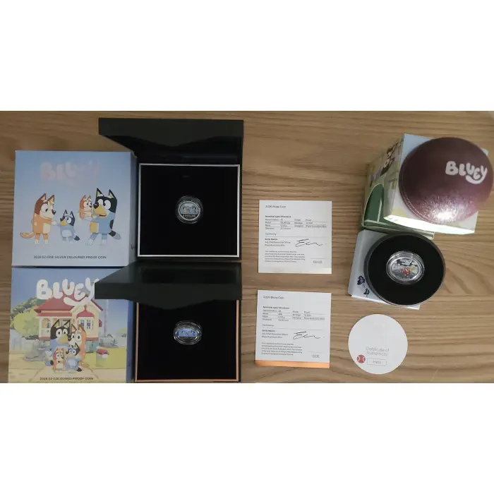 BLUEY 3-COIN COLLECTOR BUNDLE