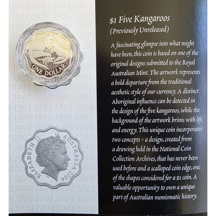 2004 Masterpiece $1 Five Roos
