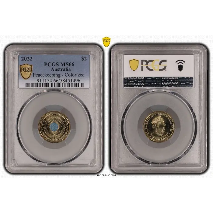  2022 $2 Peace keeping MS66