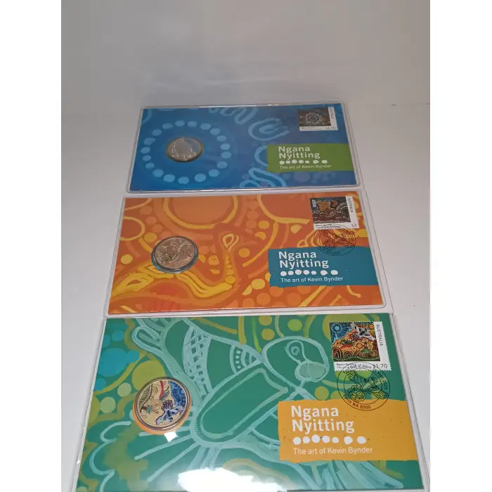 2025 $1 Ngana Nyitting The Art of Kevin Bynder 3-coin Set PNC