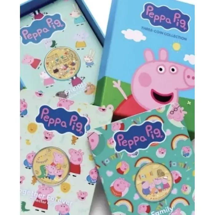 2026 PEPPA PIG - 3 COIN COLLECTION