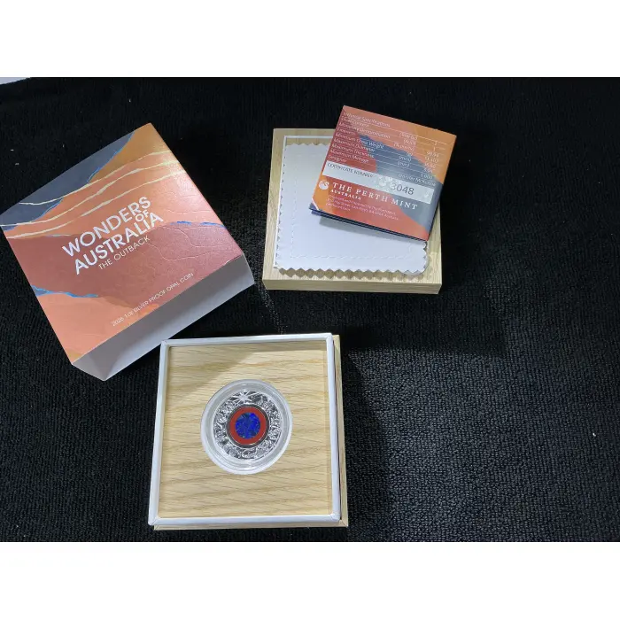2026 Wonders of Australia Silver Proof Opal coin
