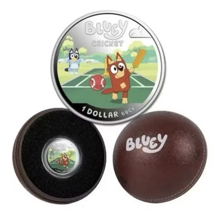 2027 Bluey Cricket $1 Silver Proof